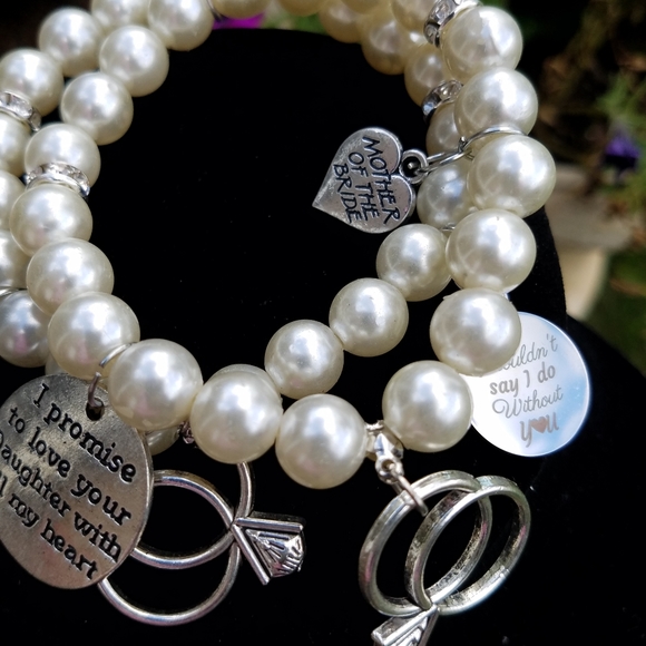 Wedding party jewelry,  mother of bride,  mother o - Picture 9 of 10